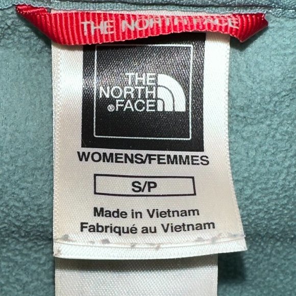 Women's North Face Fleece Jacket Mint Green Size Small - Picture 4 of 4